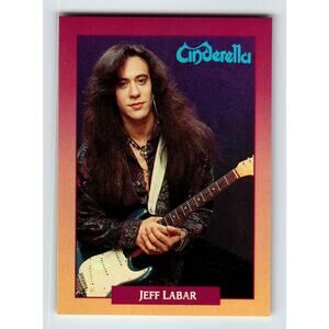 Cinderella Jeff Labar 1991 RockCards Brockum 69 Music Card